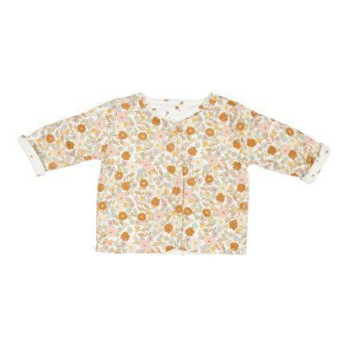 Wendejacke Vintage Little Flowers / White Blossom, Größe 62 | Little Dutch