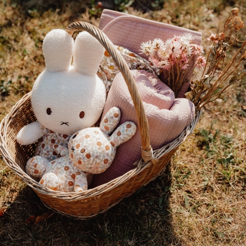 Kuscheltier Hase Vintage Little Flowers, 35 cm | Little Dutch x Miffy