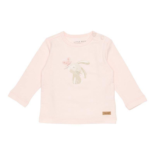 Langarm-Shirt Flowers & Butterflies Bunny Butterfly Pink, Größe 80 | Little Dutch