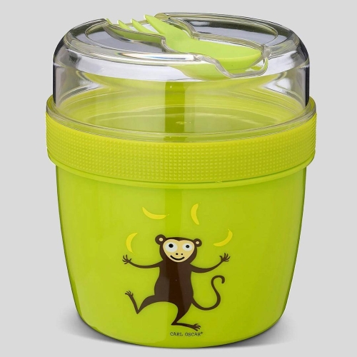 Lunchbox N'ice Cup™ mit Kühlfunktion und Besteck, lime I Carl Oscar