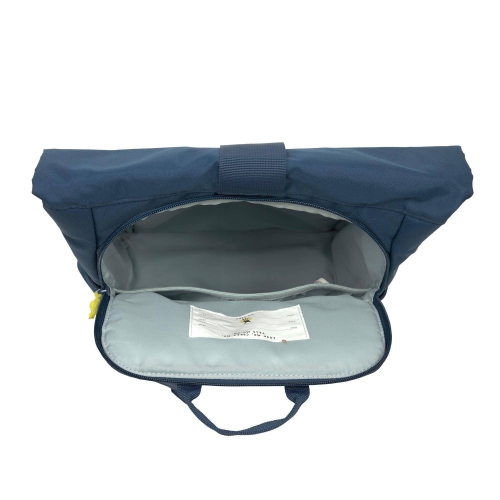 Rucksack Rolltop, navy blau | Lässig