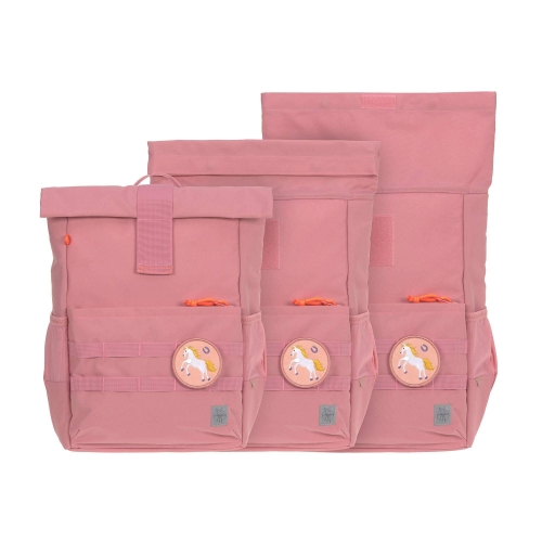 Rucksack Rolltop, pink  | Lässig