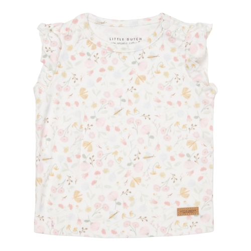 Kurzärmeliges T-Shirt Flowers & Butterflies, Größe 74 | Little Dutch