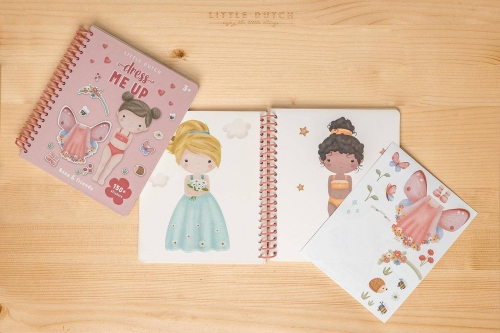 Dress Me Up Stickerbuch - Rosa & Friends | Little Dutch