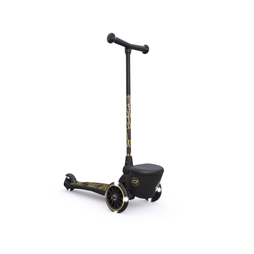 Roller Highwaykick 2, Black & Gold - Gratis personalisiert | Scoot & Ride