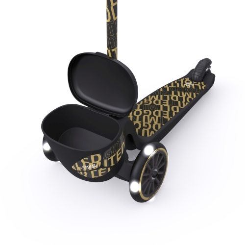 Roller Highwaykick 2, Black & Gold - Gratis personalisiert | Scoot & Ride