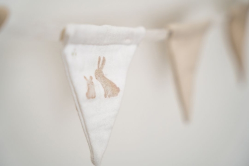 Girlande Musselin Baby Bunny | Little Dutch