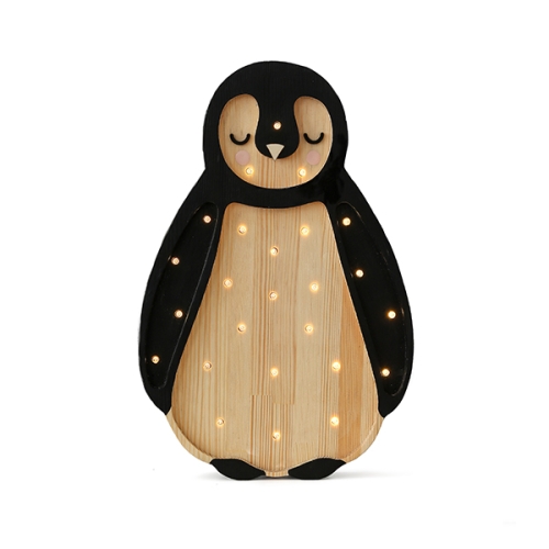 Lampe Baby Pinguin Holz | Little Lights