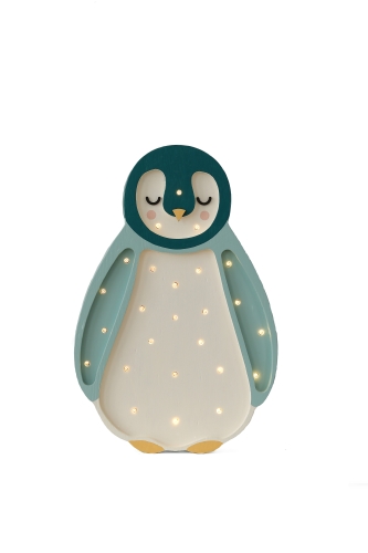 Lampe Baby Pinguin, türkis | Little Lights