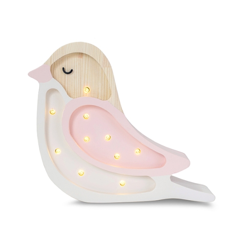 Lampe Vogel mini, hellrosa | Little Lights