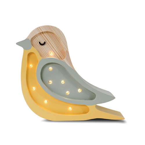 Lampe Vogel mini, khaki/ hellsenf | Little Lights