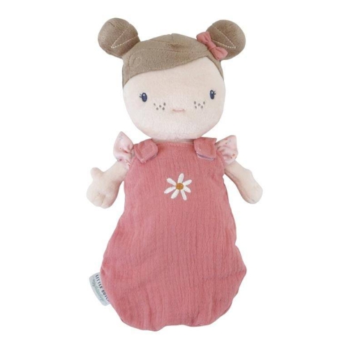 Kuschelpuppe Baby Rosa mit Pflegeset Little Pink Flowers  | Little Dutch