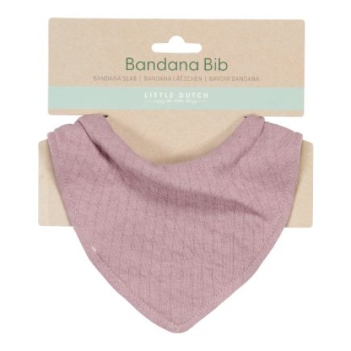 Bandana Lätzchen Pure Mauve | Little Dutch