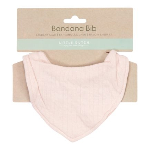 Halstuch Bandana Lätzchen Pure Soft Pink | Little Dutch