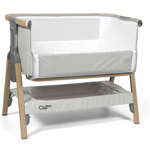 Beistellbett für Unterwegs, silber | Cozee