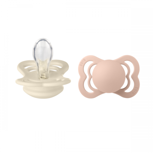 Schnuller Supreme Blush & Ivory, (0+ M) Silikon | Bibs