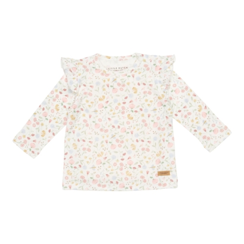 Langarm-Shirt Flowers & Butterflies, Größe 74 | Little Dutch