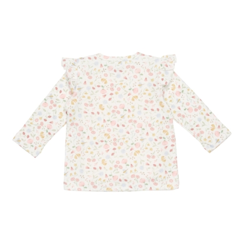 Langarm-Shirt Flowers & Butterflies, Größe 74 | Little Dutch