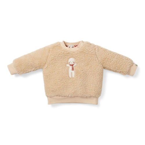 Teddy Pullover Lebkuchen, Größe 86 | Little Dutch