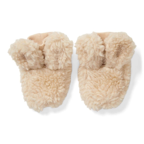 Teddy-Babyschuhe Bunny, Sand - Größe 2 | Little Dutch