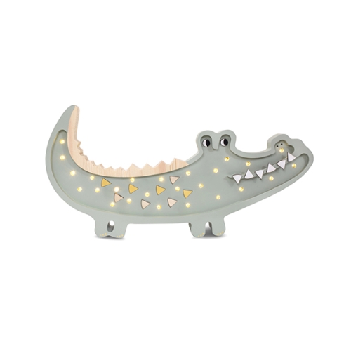 Lampe Krokodil, pastell khaki | Little Lights