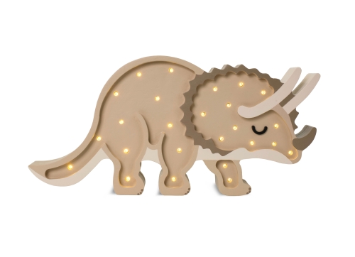 Lampe Dino Triceratops Paleo, beige | Little Lights
