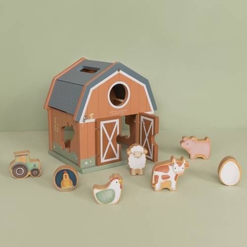 Formen-Steckspiel Little Farm | Little Dutch