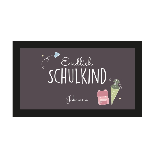 Fußmatte S - Schulkind | Schmatzepuffer