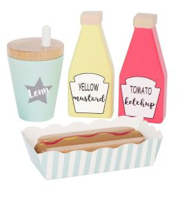 Hot Dog- Set Holz | JaBaDaBaDo