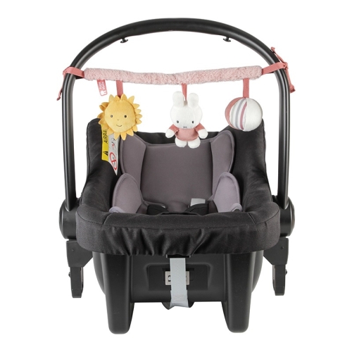 Kinderwagenkette Fluffy pink | Miffy x Tiamo