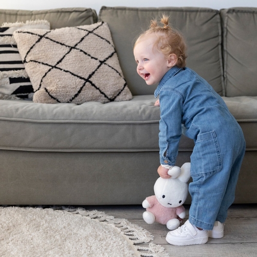 Kuscheltier Hase Fluffy 25 cm, pink | Miffy x Tiamo