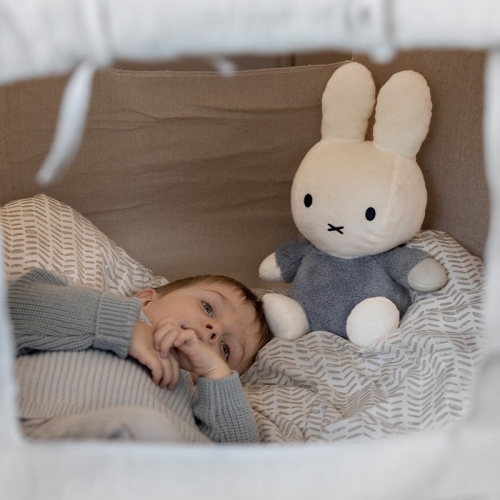 Kuscheltier Hase Fluffy 35 cm, blau | Miffy x Tiamo