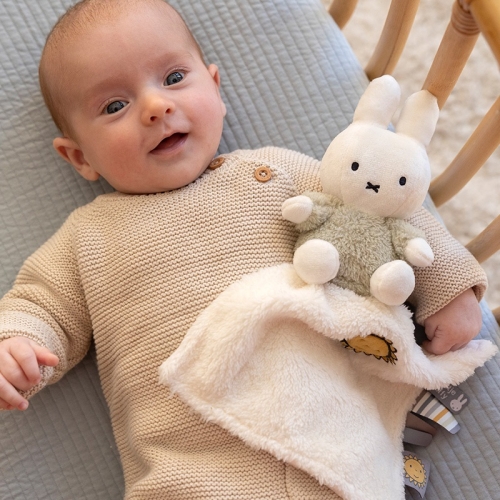 Schnuffeltuch Fluffy grün | Miffy x Tiamo