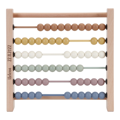 Rechenschieber "Abacus" Vintage - Gelasert | Little Dutch