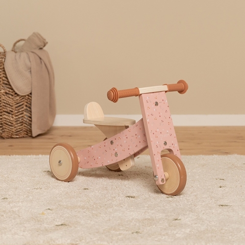 Dreirad Holz Rosa | Little Dutch