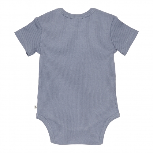 Kurzarm-Body Sailors Bay Blue, Größe 50/56 | Little Dutch