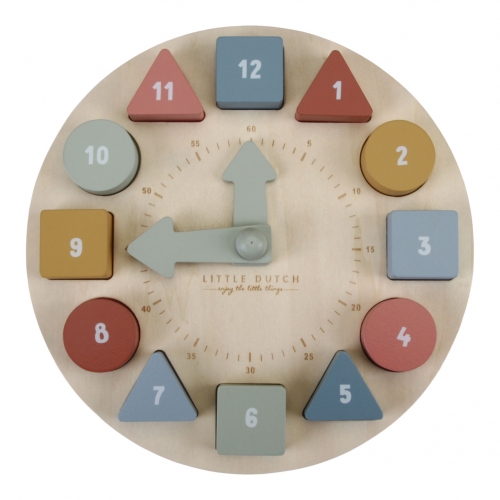 Puzzle-Uhr Holz | Little Dutch