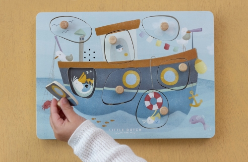 Puzzle mit Sound Sailors Bay | Little Dutch