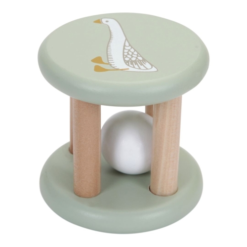 Rassel-Greifling Little Goose Holz, gelasert | Little Dutch