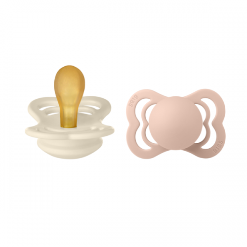 Schnuller Supreme Blush & Ivory, (0-6 M) Latex | Bibs