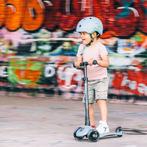 Fahrradhelm Größe S-M, Steel | Scoot and Ride