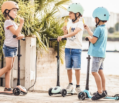 Fahrradhelm Größe S-M, Blueberry | Scoot & Ride