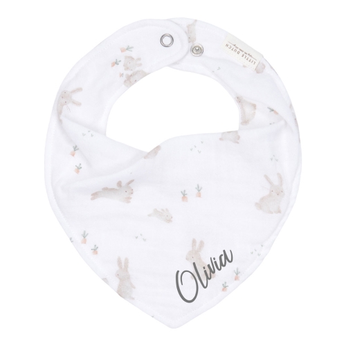 Bandana Lätzchen Musselin Baby Bunny | Little Dutch