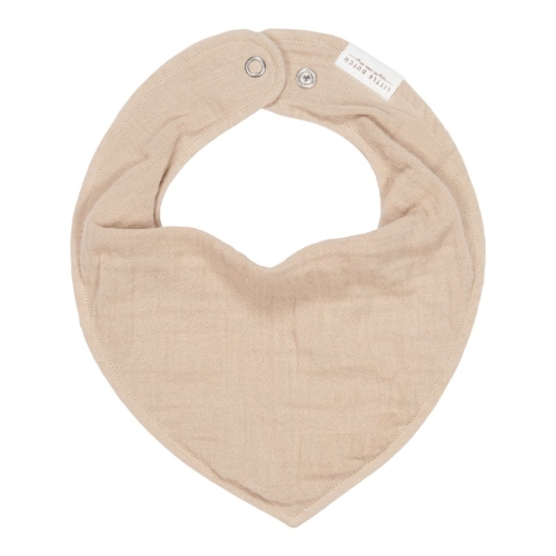 Bandana Lätzchen Musselin Beige | Little Dutch