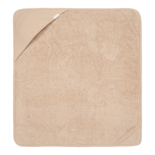 Kapuzenhandtuch Pure Beige - 75 x 75 cm | Little Dutch