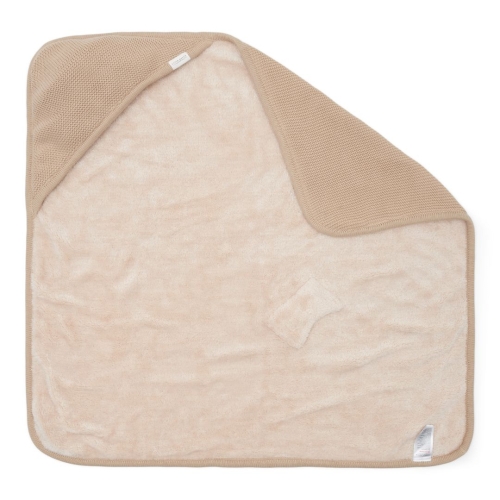 Wickeldecke Strick, beige | Little Dutch