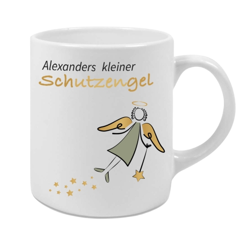 Keramiktasse klein - Schutzengel | Schmatzepuffer