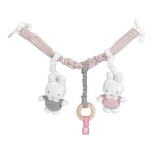 Kinderwagen-Kette Miffy, Pink Rib | Tiamo