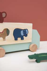 Holz-Truck mit Tieren | Trixie