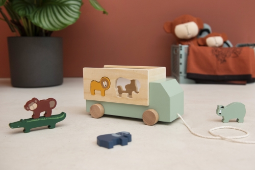 Holz-Truck mit Tieren | Trixie
